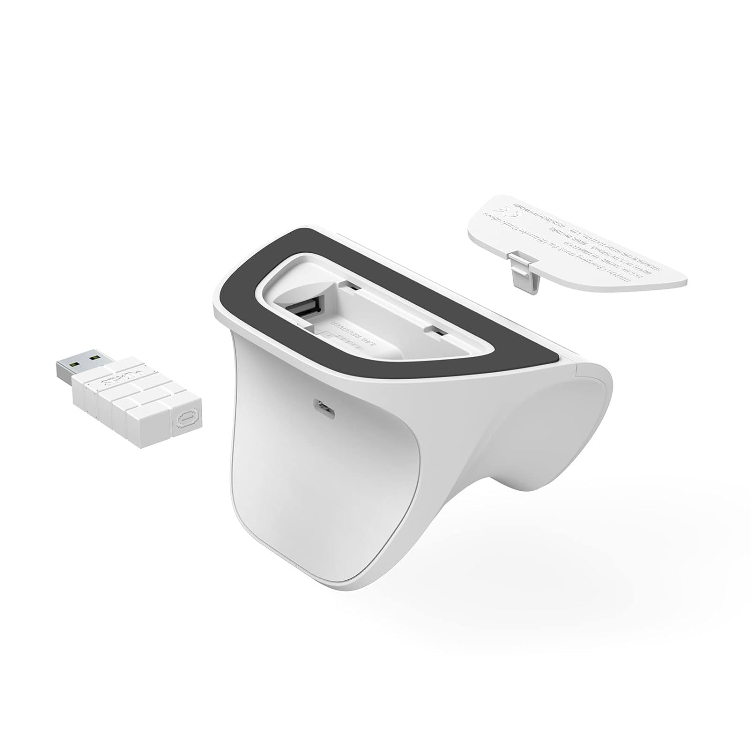 Ultimate Bluetooth Controller with Charging Dock, Wireless Pro Controller with Hall Effect Sensing Joystick, Compatible with Switch, Windows and Steam Deck (White)