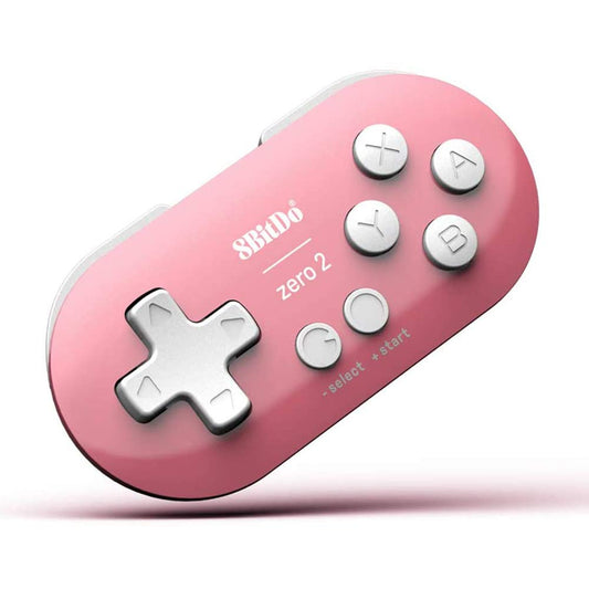Zero 2 Mini Bluetooth Gamepad for Switch Windows Android Macos Steam Raspberry Pi (Pink)
